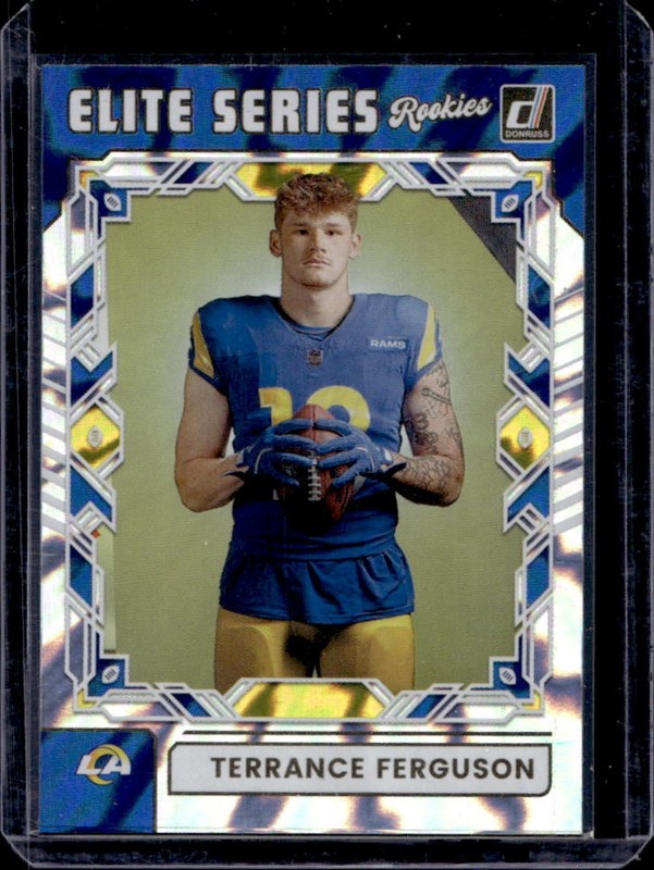 2025 Panini Donruss Terrance Ferguson The Elite Series Rookies RC #ESR-TFN Rams