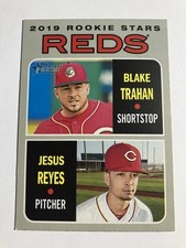 Blake Trahan Jesus Reyes 2019 Topps Heritage Rookie Stars #36 Cincinnati Reds