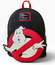 Loungefly Ghostbusters Ghost Logo Glow-in-the-Dark Mini Backpack NWT