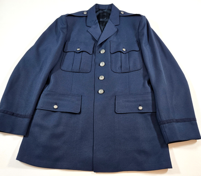 USAF Air Force Service Dress Uniform Jacket 42L Coat Blue 1549 Weintraub  Patriot | eBay