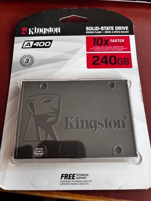 Kingston A400 240GB SATA 3 2.5'' Internal SSD SA400S37/240G - New, Sealed
