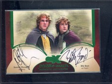 2022 Lord of the Rings Middle-earth Autograph Pippin & Merry /99 A3C