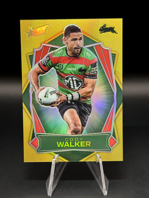 2026 NRL League Heroes Hobby Luminous Gold Cody Walker Rabbitohs L153