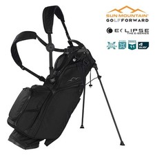 Image of Sun Mountain Carry Bag - Eclipse Three-5 4-Way Golf Stand Bag - Black