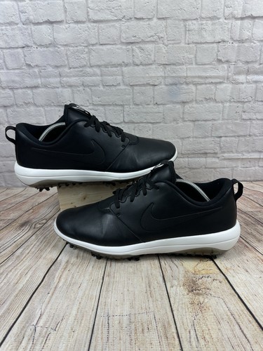 Nike Roshe G Tour Golf Shoes Men’s Sz 11.5 Black White Cleats AR5580-001 PGA