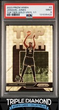 2023 Panini Prizm WNBA Jonquel Jones Top Tier Gold Vinyl Prizm #1/1 PSA 9 A670