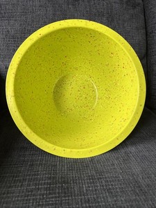 Zak Designs Confetti Melamine Lime Green Mixing Bowl 12 5/8”