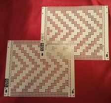 Passap/Pfaff Punchcards/Deco Cards 129a+129b For Duomatic Knitting Machines 