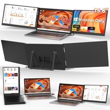 HotYeah Laptop Screen Extender Windows Only , Dual 15.6" 15.6", Black