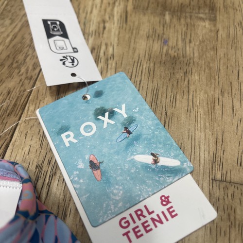 Roxy auffällige Blumen Lycra Schwimmen Set Mädchen Größe 6 Langarm Neu mit Etikett kostenloser Versand - Bild 12 von 24