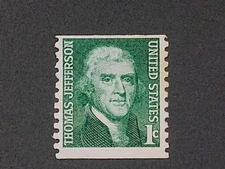 USA - 1968 - Prominent Americans - Thomas Jefferson - 1¢ - #2702