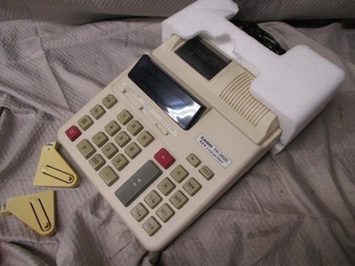 Casio Printing Calculator FR-2600 2 Color Printing with Power Cord