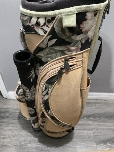 Burton 13 Way Cart Golf Bag Slammer & Squire Women's Floral Pattern - Picture 8 of 10