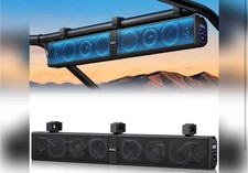 Ehaho 34 Inch UTV Sound Bar, ATV SoundBar Bluetooth with RGB Lighting-Golf Cart