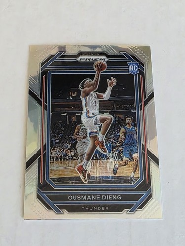 2022-23 Panini Prizm #224 Ousmane Dieng Silver Prizm RC Thunder
