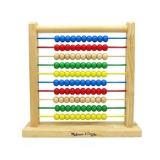 Melissa Doug Abacus Wooden Counting Toy Educational 11.5 Inches High