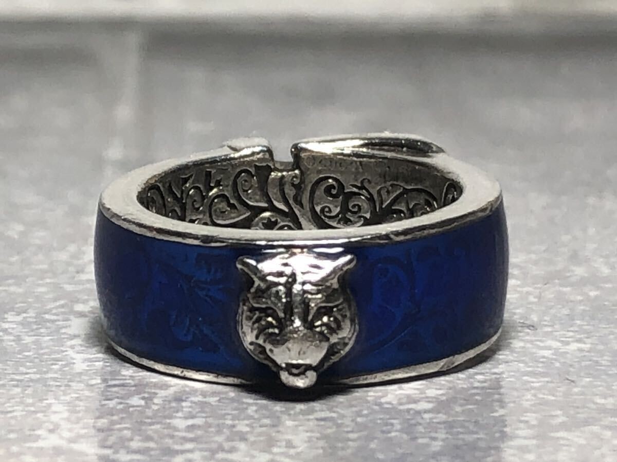 GUCCI Garden Cat Head Silver 925 Ring | eBay