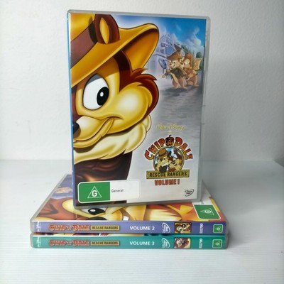 Disney's Chip 'n' Dale: Rescue Rangers Volumes 1, 2 & 3 DVDs PAL 4