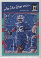 2016 Donruss Optic Rookies Aqua 169/299 Adolphus Washington #102 1u6