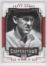 2015 Panini Cooperstown Red 32/35 Lefty Gomez #60 HOF 3o2