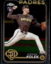 STEPHEN KOLEK 2024 TOPPS CHROME UPDATE RC SAN DIEGO PADRES #USC66