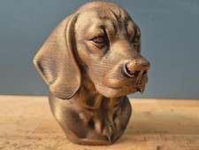 Beagle Büste / Realistic Beagle Dog Bust – Handbemalt & Detailliert