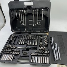 RARE Sears Craftsman USA 144pc 6 POINT MECHANICS TOOL SET 33644 Ratchet **READ**