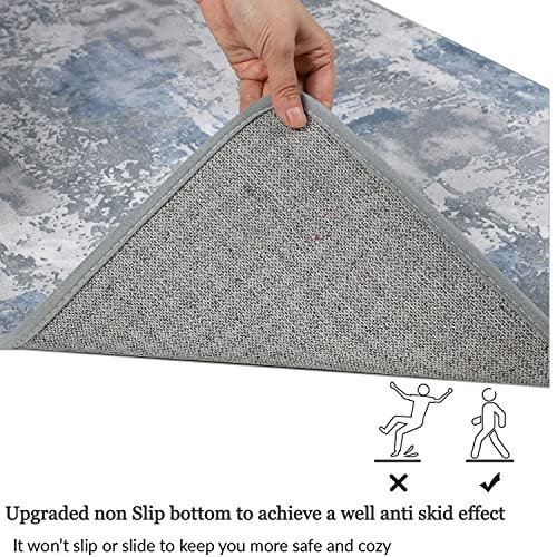 2x3 Washable Rug, Indoor Rugs for Entryway Non Slip Modern Throw Rugs with - Picture 5 of 7