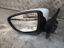 RENAULT ZOE GT WING MIRROR N/S PASSENGERS POWERFOLD 136 WHITE 100KW R135 2019-24