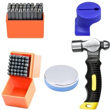 Metal Stamping kit,Metal Letter Stamps for Leather,Jewelry Making,Paper,Brass...