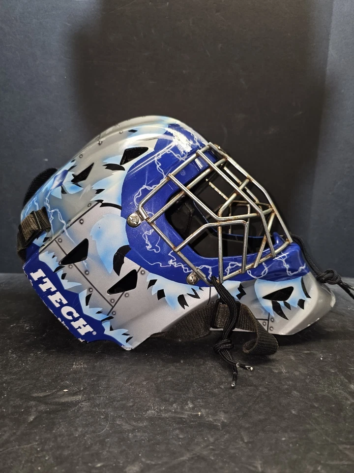 Casco de portero de hockey Itech Senior de colección casco casco perfil 2500R talla grande Foto 4 de 4