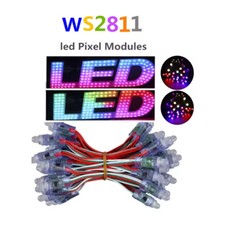 DC5V WS2811 LED Pixels IC RGB Full Color String IP68 Lights Lamp for Chrismas