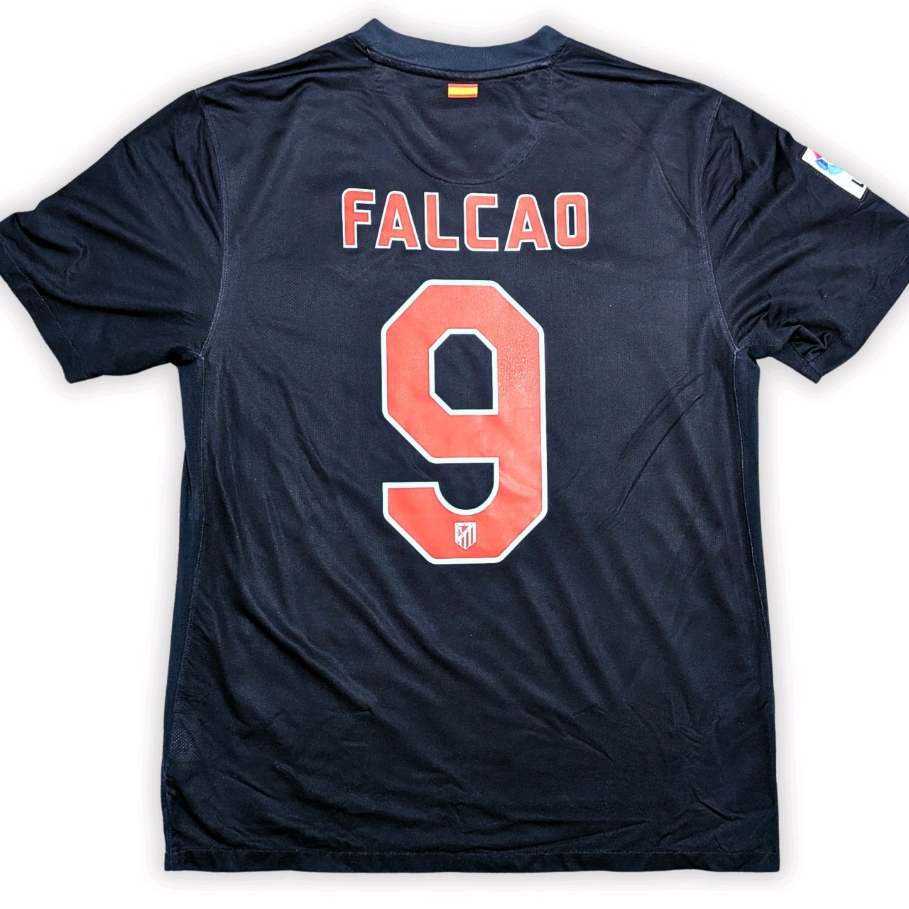 Atletico Madrid Falcao 2011 2012 Away Football Shirt Mens Medium Camiseta