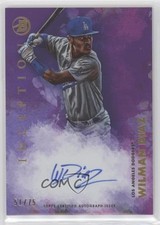 2021 Bowman Inception Fuchsia Foil 51/75 Wilman Diaz #PA-WD Auto 0e1
