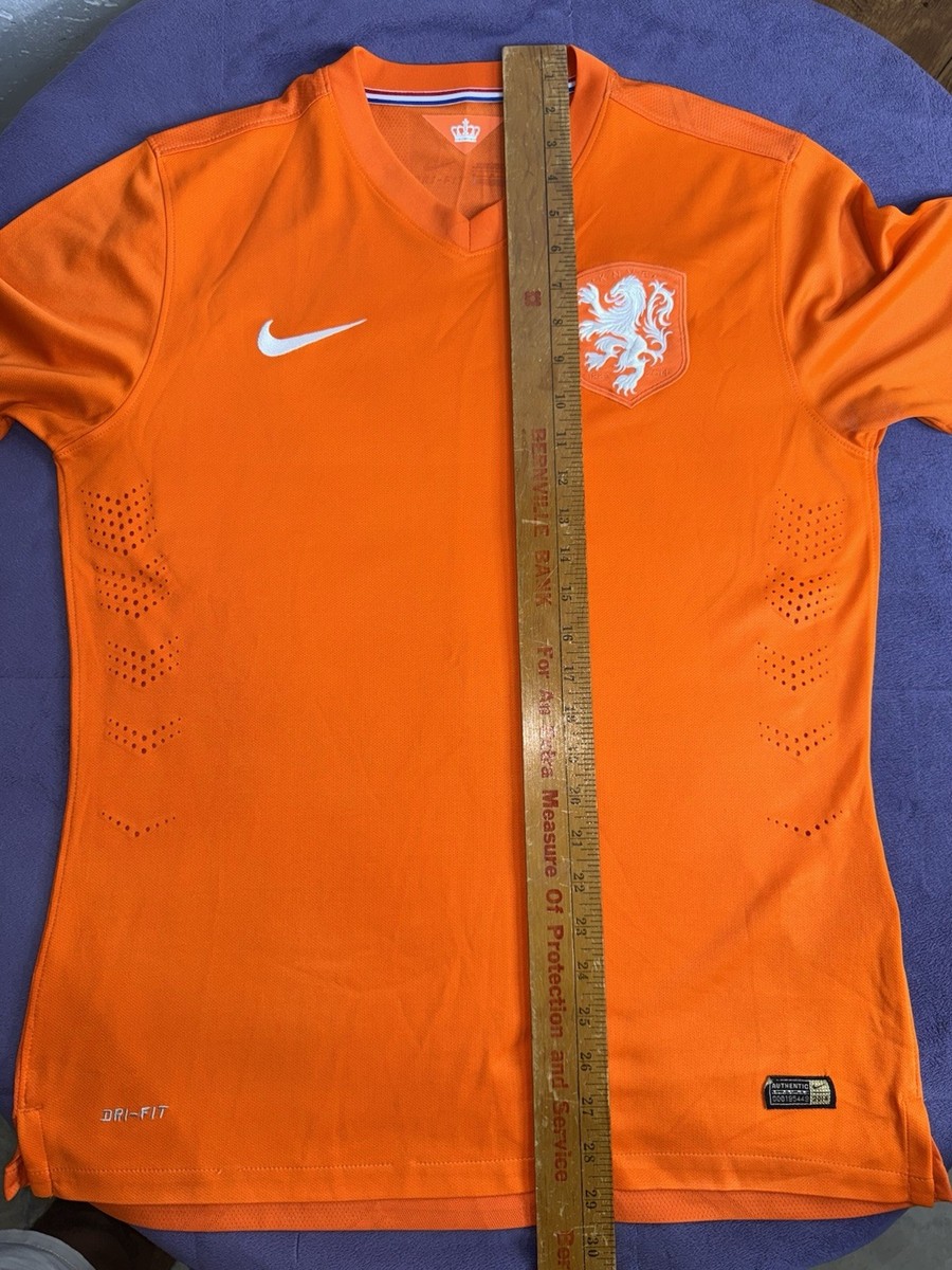 Netherlands 2014 Home WC Soccer Jersey Nike Men's Sz M | eBay