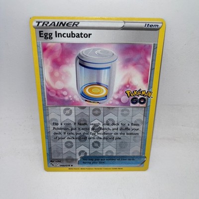 Egg Incubator 066/078 Uncommon Pokemon GO Pokemon Reverse Holo Moderately Played
