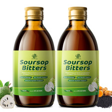 Soursop Bitters Liquid Pure 15 in 1 Herb Soursop Tea Immune Digestive Gut Health