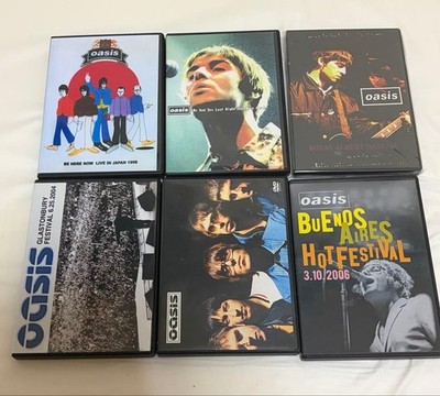 Oasis Live DVD 6 Disc Set Budokan Glastonbury Earls Court Auth From Japan Rare