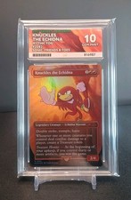 MTG Secret Lair Sonic the Hedgehog - Knuckles the Echidna - Foil Ace Graded 10
