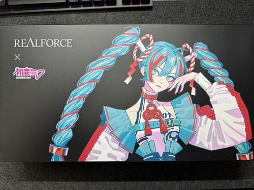 Topre REALFORCE x Hatsune Miku Collaboration GX1 Gaming Tastatur 45g Gebraucht