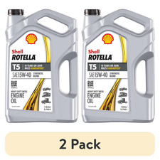 (2 pack) Shell Rotella T5 Synthetic Blend 15W...