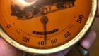 Vintage Antique Tractor Trailer Tin Litho Non Porcelain Thermometer Sign Gas Oil — photo 7
