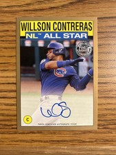 2021 Topps Update 1986 Topps Baseball Autographs Willson ContrerasGold /25 (AU)