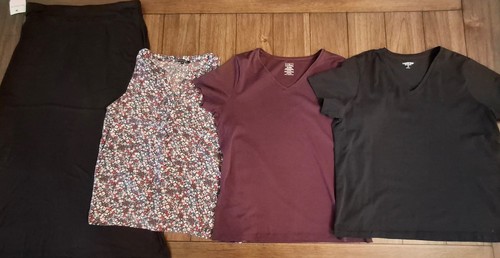 Women's XL 4pc Clothing Bundle NWT Liz Claiborne Skirt L.L.Bean Lands' End