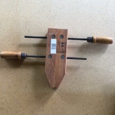 Vintage Hempe HMC 10" Wood Wooden Hand Screw Clamp Vise Made in USA