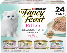 Purina Fancy Feast Wet Kitten Food Variety Pack, 24 x 3 Oz. Boxes 7.95 per gallon