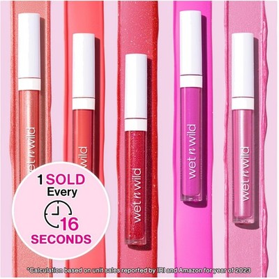 Vitamin-E Enriched Lip Gloss Pack - Rose Gold