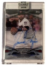 2018 Topps Clearly Authentic Field Award 55/75 Brian Dozier #MLBAA-BD Auto (B18)