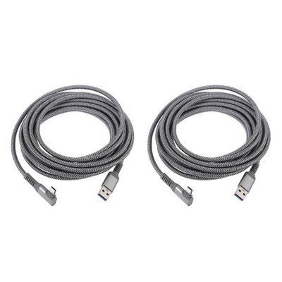 2 stücke VR Linkkabel Kompatibel für Oculus Link USB-C Dampf Typ-C 3.0 VR