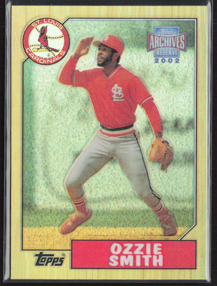2002 Topps Archives Reserve #749 Ozzie Smith Refractor